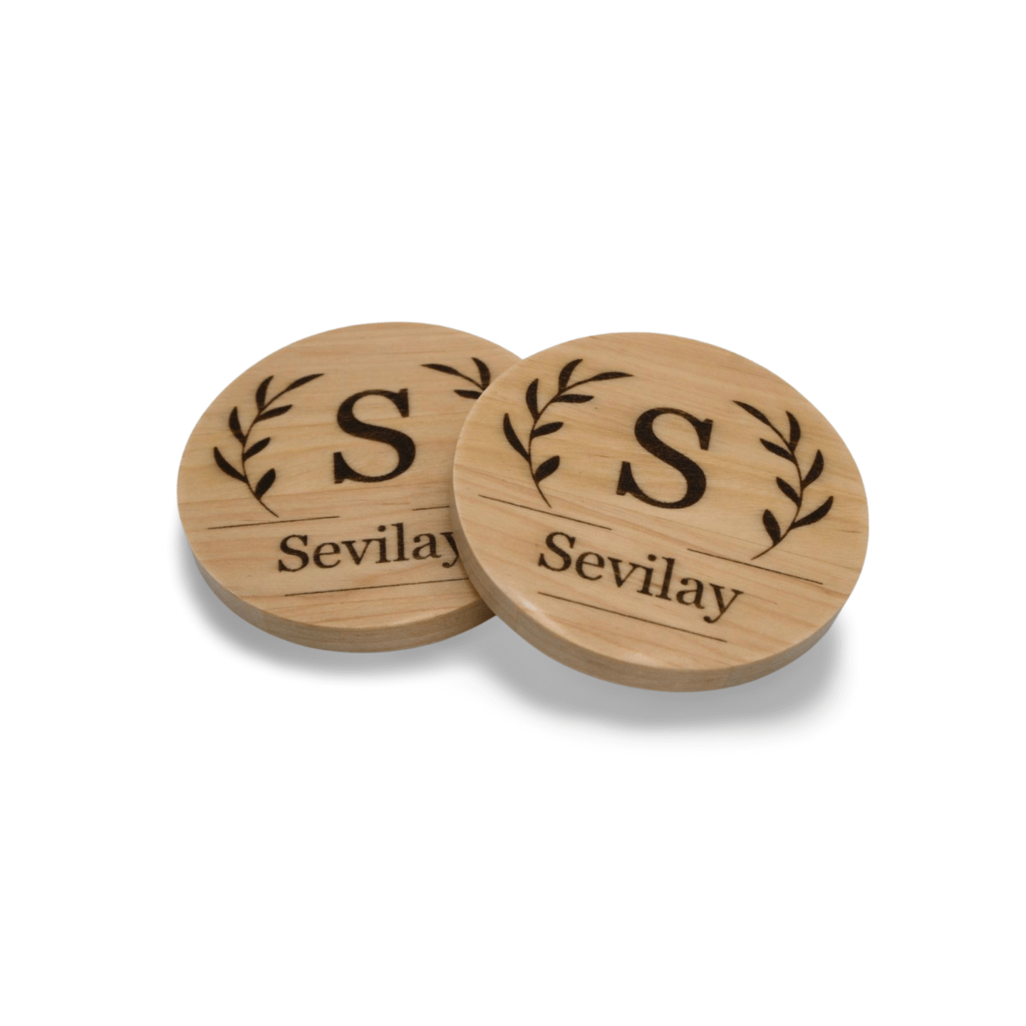 Personalized Family Monogram Coaster - Set of 4 - Cutting Board, Deer Antler Coaster, personalized cutting board, No Trespassing Sign funny, Personalized 2-Piece Cutting Board Set, personalized bread board, monogrammed coaster set, Office Desk Organizer Rust N' Dust CNC