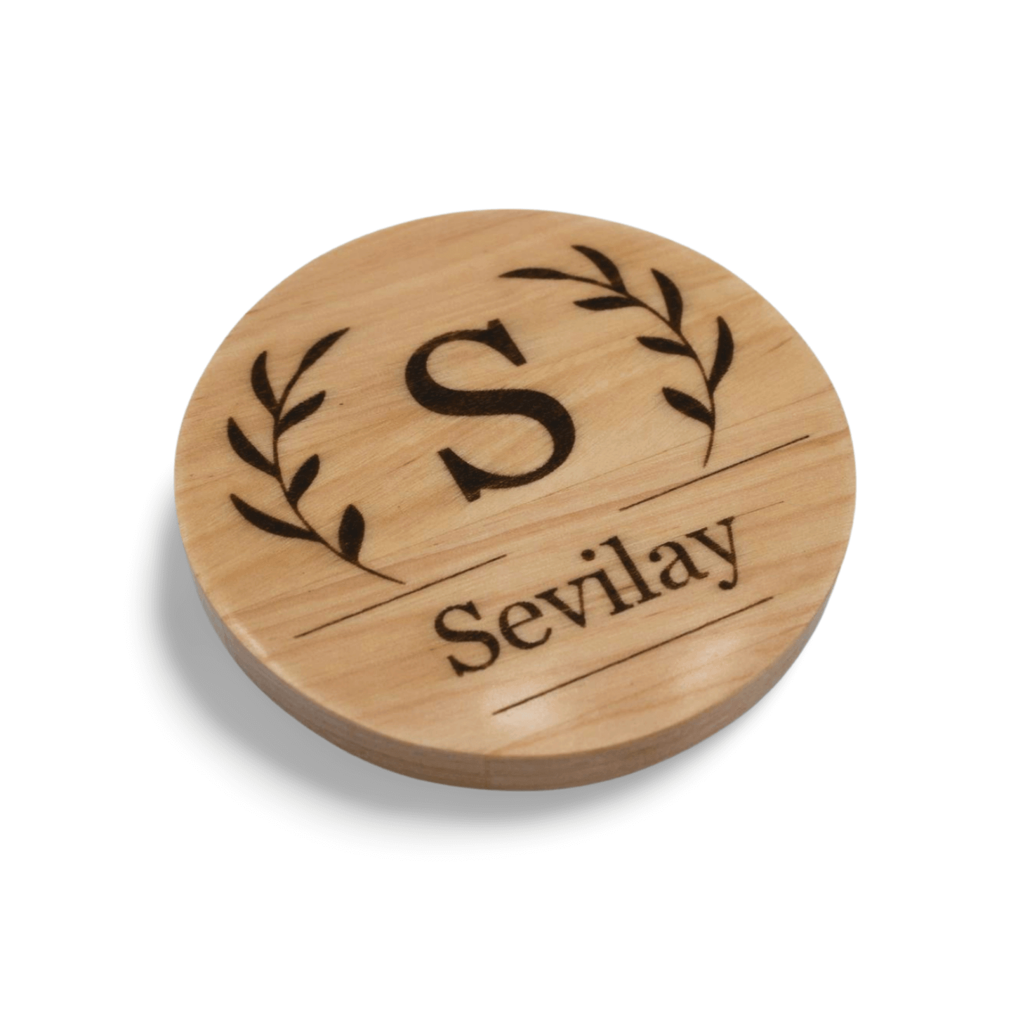 Personalized Family Monogram Coaster - Set of 4 - Cutting Board, Deer Antler Coaster, personalized cutting board, No Trespassing Sign funny, Personalized 2-Piece Cutting Board Set, personalized bread board, monogrammed coaster set, Office Desk Organizer Rust N' Dust CNC