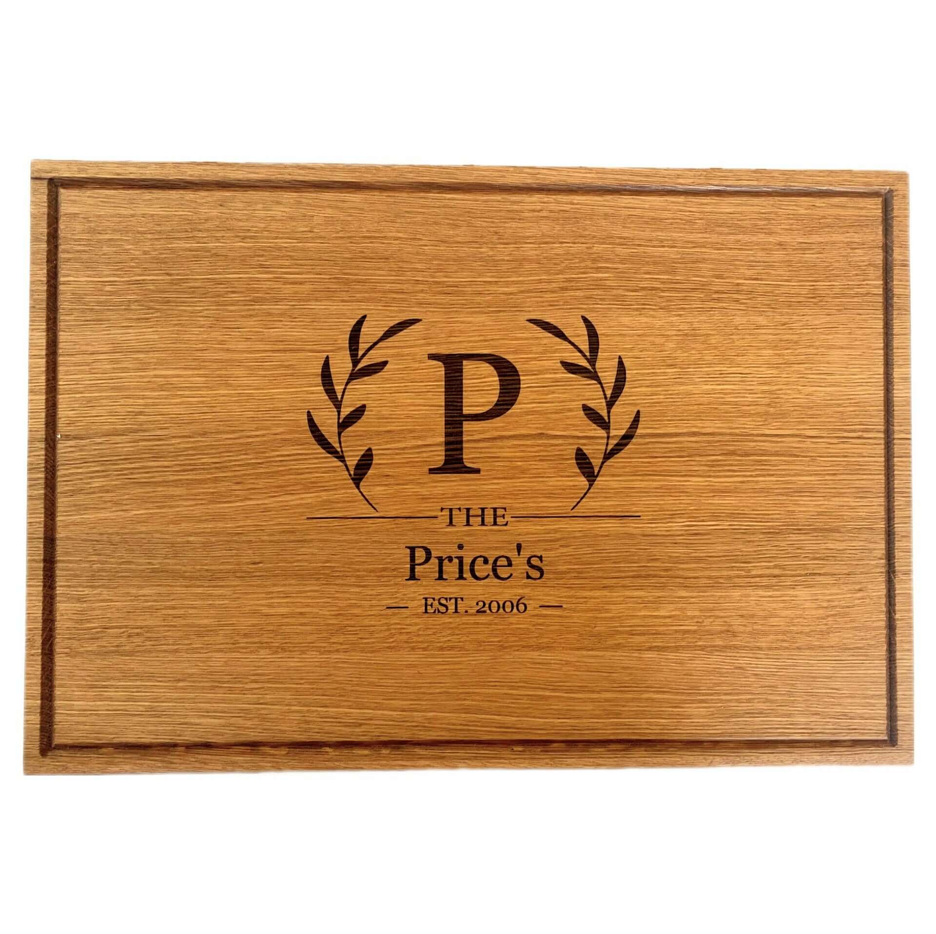 Custom Bread Board With Family Monogram - Cutting Board, Deer Antler Coaster, personalized cutting board, No Trespassing Sign funny, Personalized 2-Piece Cutting Board Set, personalized bread board, monogrammed coaster set, Office Desk Organizer  Rust N' Dust CNC