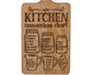 Cutting Board with Kitchen Conversion Chart - Cutting Board, Deer Antler Coaster, personalized cutting board, No Trespassing Sign funny, Personalized 2-Piece Cutting Board Set, personalized bread board, monogrammed coaster set, Office Desk Organizer  Rust N' Dust CNC